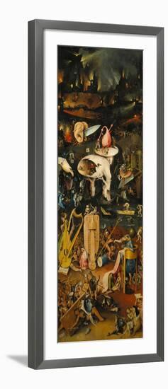 The Garden of Earthly Delights. Right Panel of the Triptych: Hell-Hieronymus Bosch-Framed Giclee Print