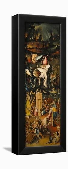 The Garden of Earthly Delights. Right Panel of the Triptych: Hell-Hieronymus Bosch-Framed Giclee Print