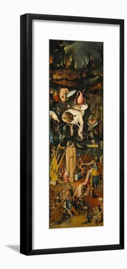 The Garden of Earthly Delights. Right Panel of the Triptych: Hell-Hieronymus Bosch-Framed Giclee Print