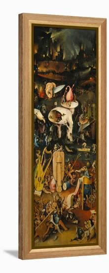 The Garden of Earthly Delights. Right Panel of the Triptych: Hell-Hieronymus Bosch-Framed Premier Image Canvas