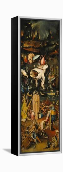 The Garden of Earthly Delights. Right Panel of the Triptych: Hell-Hieronymus Bosch-Framed Premier Image Canvas
