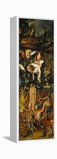 The Garden of Earthly Delights. Right Panel of the Triptych: Hell-Hieronymus Bosch-Framed Premier Image Canvas