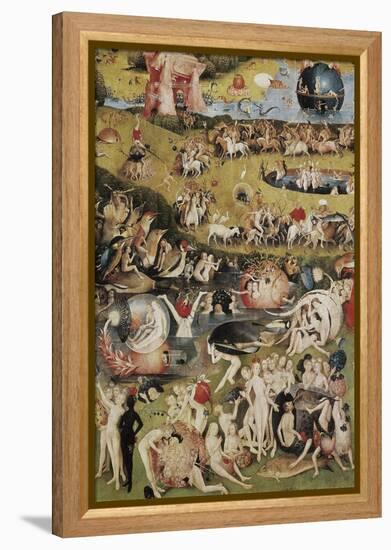 The Garden of Earthly Delights-Hieronymus Bosch-Framed Stretched Canvas