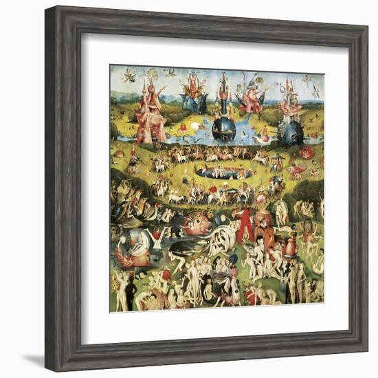 The Garden of Earthly Delights-Hieronymus Bosch-Framed Art Print