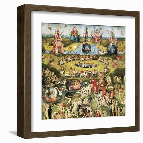 The Garden of Earthly Delights-Hieronymus Bosch-Framed Art Print