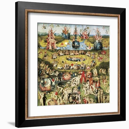 The Garden of Earthly Delights-Hieronymus Bosch-Framed Art Print