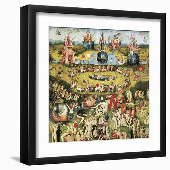 The Garden of Earthly Delights-Hieronymus Bosch-Framed Art Print