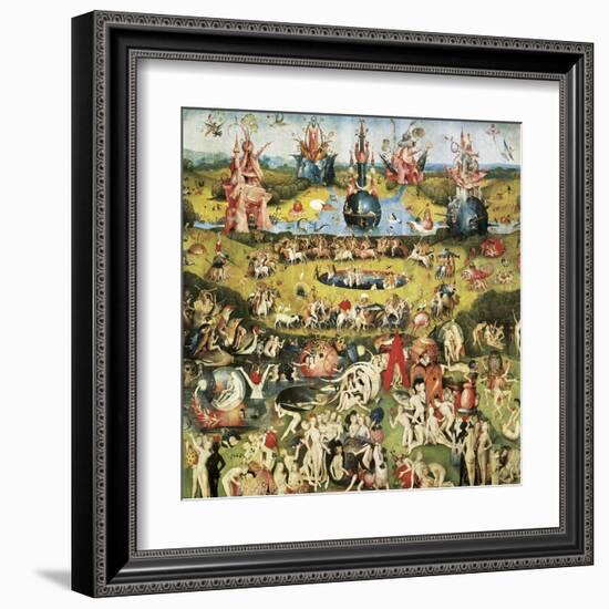 The Garden of Earthly Delights-Hieronymus Bosch-Framed Art Print