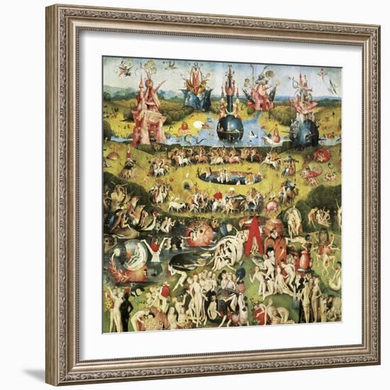 The Garden of Earthly Delights-Hieronymus Bosch-Framed Art Print