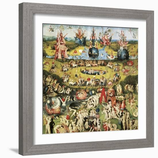 The Garden of Earthly Delights-Hieronymus Bosch-Framed Art Print