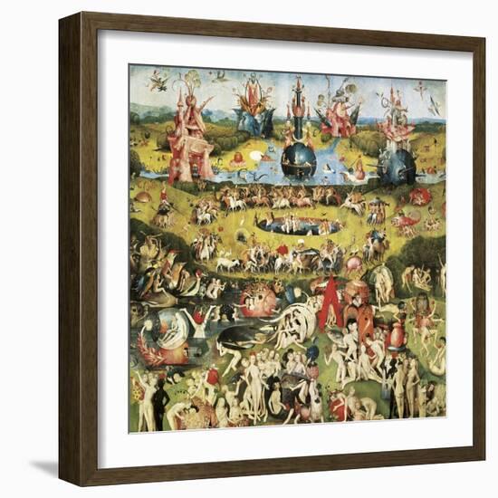 The Garden of Earthly Delights-Hieronymus Bosch-Framed Art Print