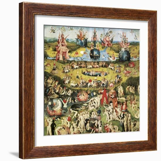 The Garden of Earthly Delights-Hieronymus Bosch-Framed Art Print