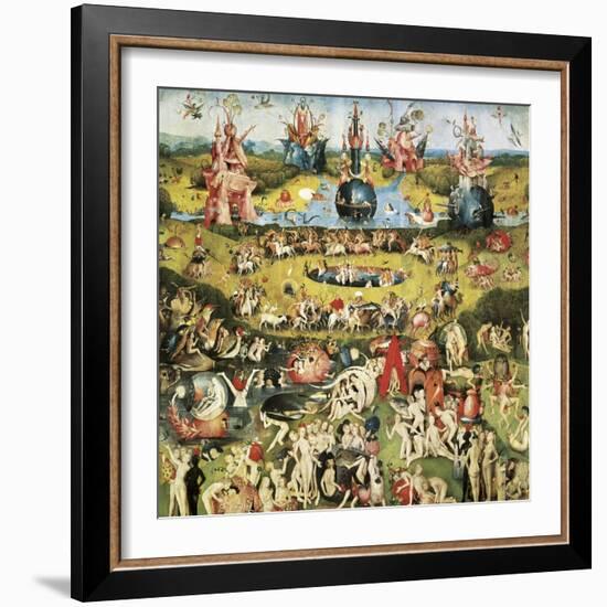 The Garden of Earthly Delights-Hieronymus Bosch-Framed Art Print