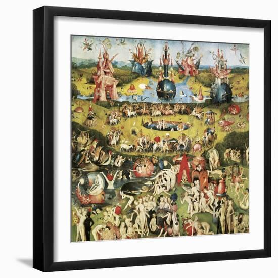 The Garden of Earthly Delights-Hieronymus Bosch-Framed Art Print