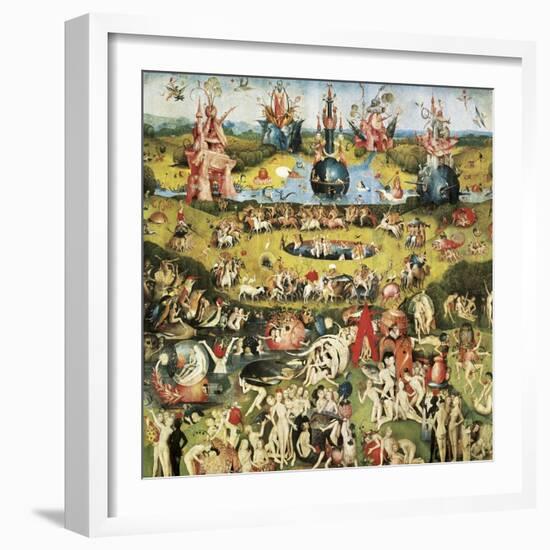 The Garden of Earthly Delights-Hieronymus Bosch-Framed Art Print