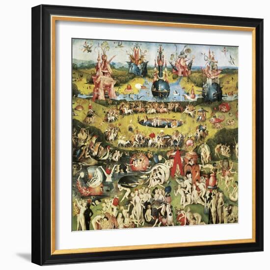 The Garden of Earthly Delights-Hieronymus Bosch-Framed Art Print