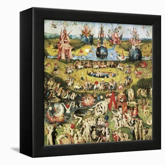 The Garden of Earthly Delights-Hieronymus Bosch-Framed Stretched Canvas