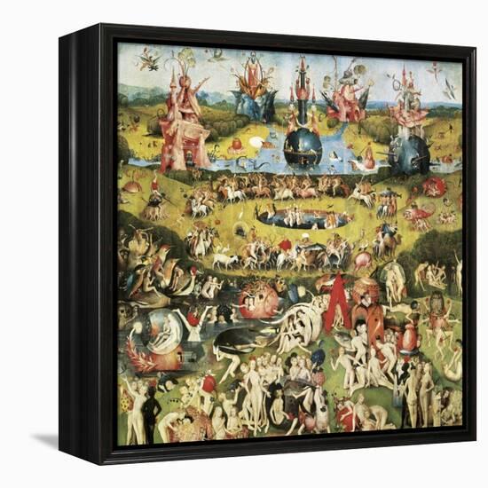 The Garden of Earthly Delights-Hieronymus Bosch-Framed Stretched Canvas