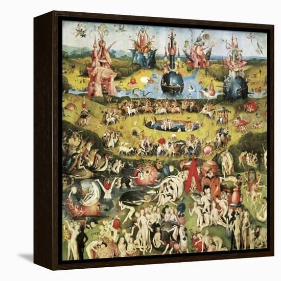 The Garden of Earthly Delights-Hieronymus Bosch-Framed Stretched Canvas