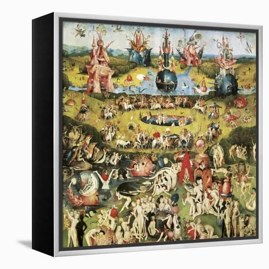 The Garden of Earthly Delights-Hieronymus Bosch-Framed Stretched Canvas