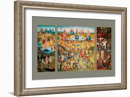 The Garden of Earthly Delights-Hieronymus Bosch-Framed Art Print