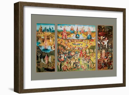 The Garden of Earthly Delights-Hieronymus Bosch-Framed Art Print