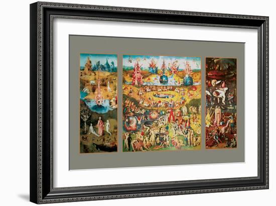 The Garden of Earthly Delights-Hieronymus Bosch-Framed Art Print