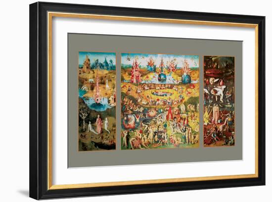 The Garden of Earthly Delights-Hieronymus Bosch-Framed Art Print