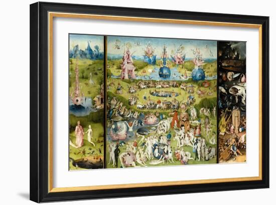 The Garden of Earthly Delights-Hieronymus Bosch-Framed Giclee Print