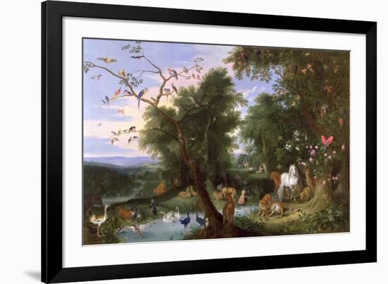 The Garden of Eden, 1659-Jan Van, The Elder Kessel-Framed Giclee Print