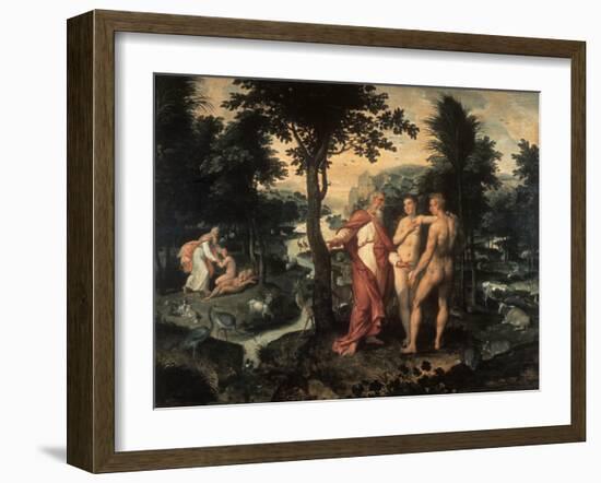 The Garden of Eden, C1580-Jacob de Backer-Framed Giclee Print