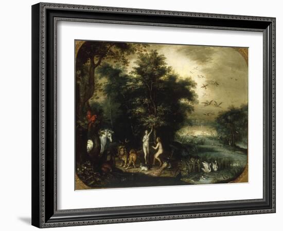 The Garden of Eden-Jan Breugel the Elder-Framed Giclee Print