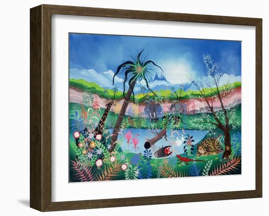 The Garden of Eden-Herbert Hofer-Framed Giclee Print