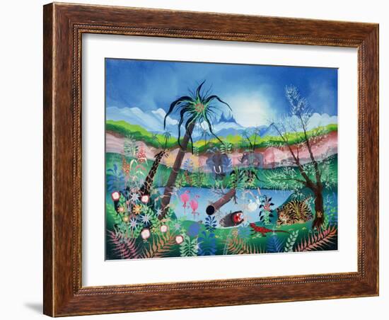 The Garden of Eden-Herbert Hofer-Framed Giclee Print