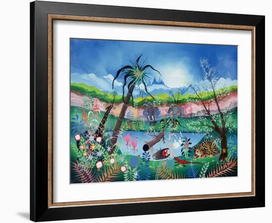 The Garden of Eden-Herbert Hofer-Framed Giclee Print