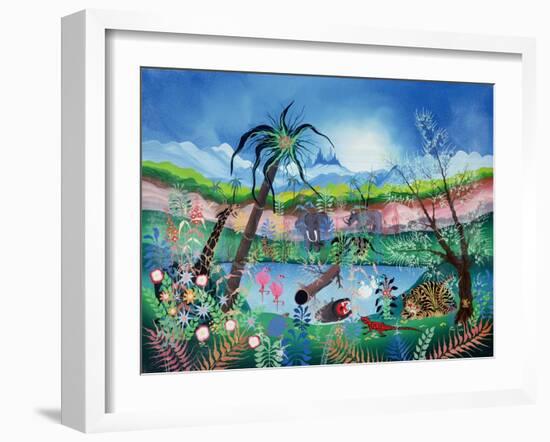 The Garden of Eden-Herbert Hofer-Framed Giclee Print