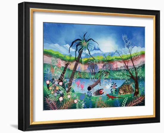 The Garden of Eden-Herbert Hofer-Framed Giclee Print