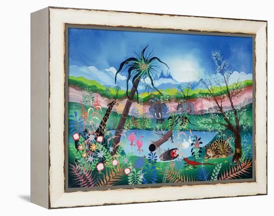 The Garden of Eden-Herbert Hofer-Framed Premier Image Canvas