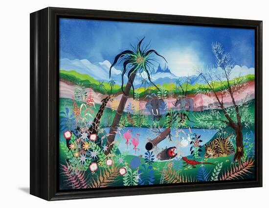 The Garden of Eden-Herbert Hofer-Framed Premier Image Canvas