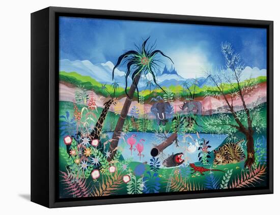 The Garden of Eden-Herbert Hofer-Framed Premier Image Canvas