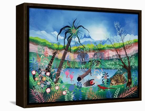 The Garden of Eden-Herbert Hofer-Framed Premier Image Canvas