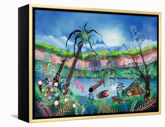 The Garden of Eden-Herbert Hofer-Framed Premier Image Canvas