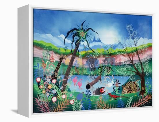 The Garden of Eden-Herbert Hofer-Framed Premier Image Canvas