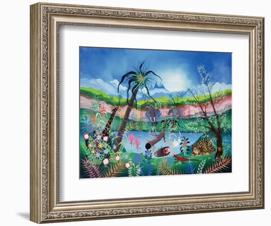 The Garden of Eden-Herbert Hofer-Framed Giclee Print