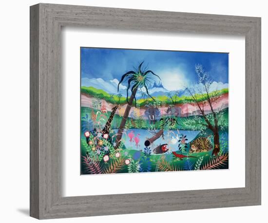 The Garden of Eden-Herbert Hofer-Framed Giclee Print