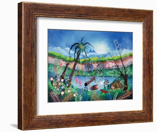 The Garden of Eden-Herbert Hofer-Framed Giclee Print