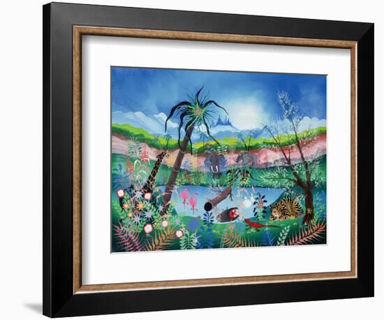 The Garden of Eden-Herbert Hofer-Framed Giclee Print