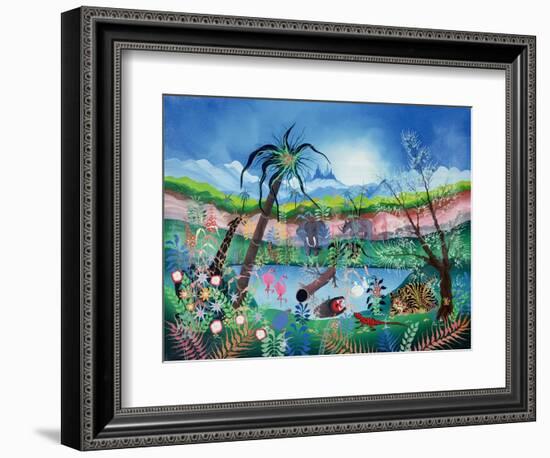 The Garden of Eden-Herbert Hofer-Framed Giclee Print