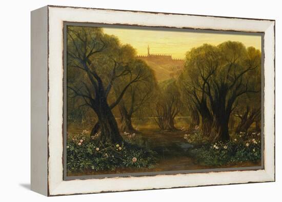 The Garden of Gethsemane-Edward Lear-Framed Premier Image Canvas