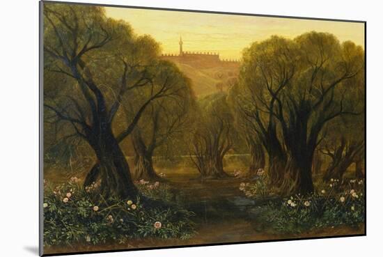 The Garden of Gethsemane-Edward Lear-Mounted Giclee Print